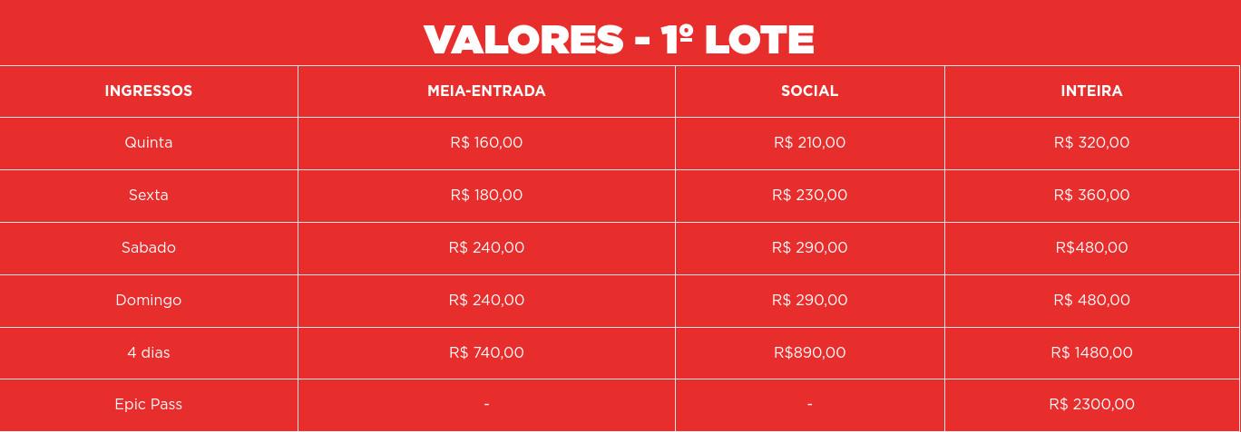 A venda de ingressos para a CCXP24 começou no dia 09 de abril de 2024, às 12h (Horário de Brasília). A venda de ingressos para a CCXP24 começou no dia 09 de abril de 2024, às 12h (Horário de Brasília).