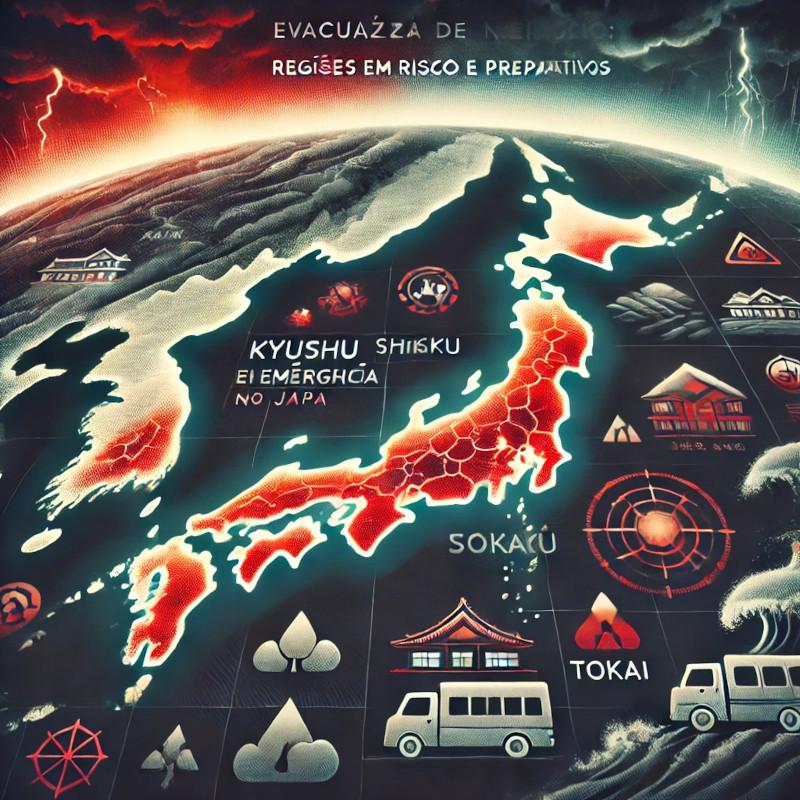 Alerta de Evacuação no Japão: Regiões em Risco e Preparativos